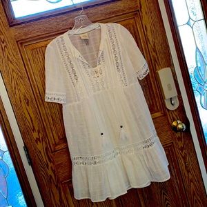 Knox Rose White Peasant Dress